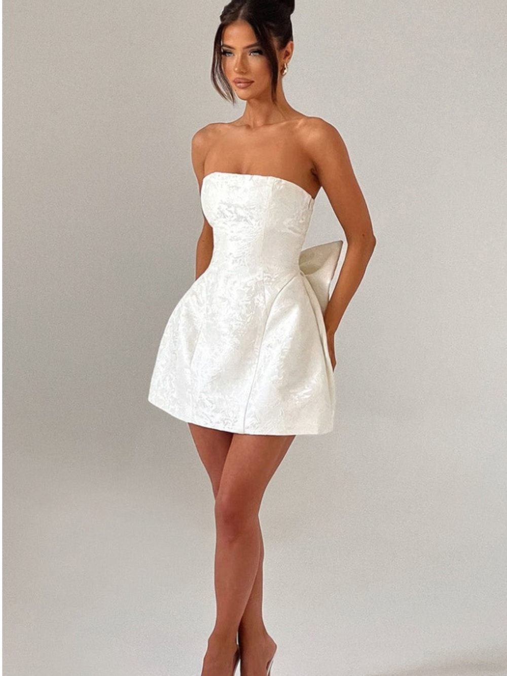 Baby Boo Elenora mini dress - Ivory